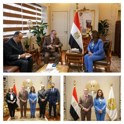 وزيرة التنمية المحلية والبيئة تبحث مع سفير التشيك فرص التعاون في البنية التحتية والمدن الذكية 