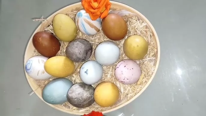 أفضل ألوان طبيعية لتلوين البيض فى شم النسيم 