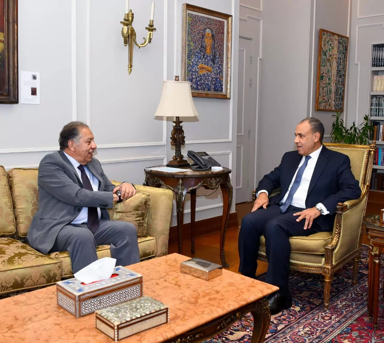 وزير الخارجية يستقبل رئيس لجنة الشئون الأفريقية بمجلس النواب 