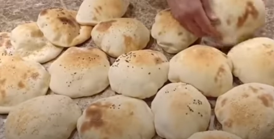 العيش الشامى بالسمن البلدى 