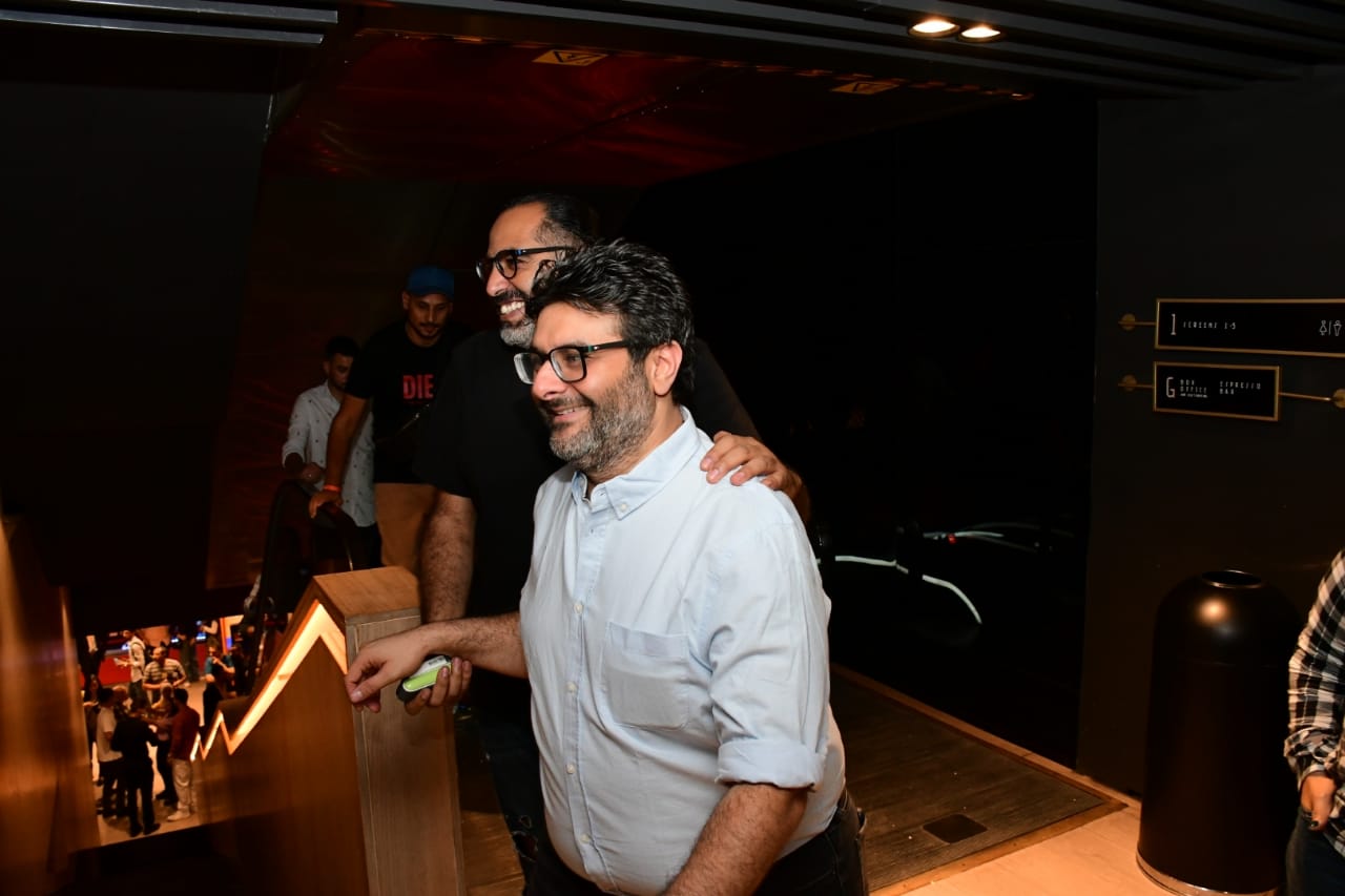 تامر حسني وهنا الزاهد وأبطال فيلم 