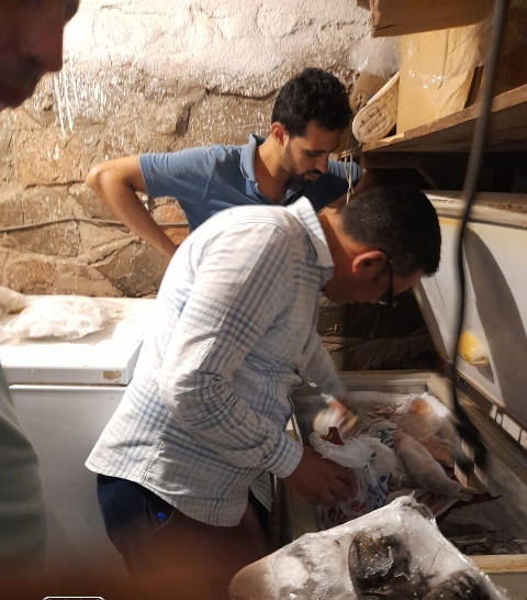 ضبط  جمبرى منتهي الصلاحيه واستاكوزا بدون بيانات انتاج فى دهب صور