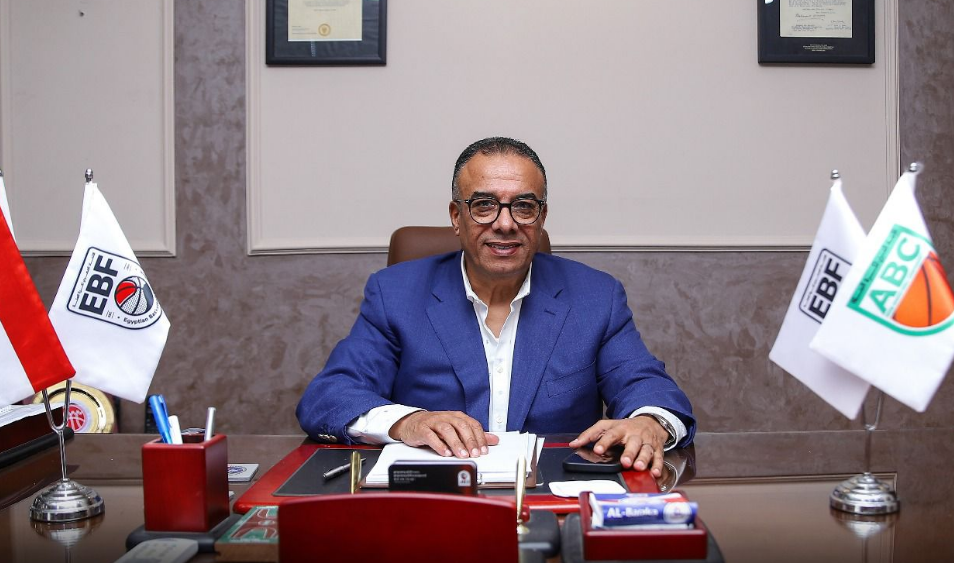  عمرو مصيلحي  رئيس الاتحاد المصري لكرة السلة 