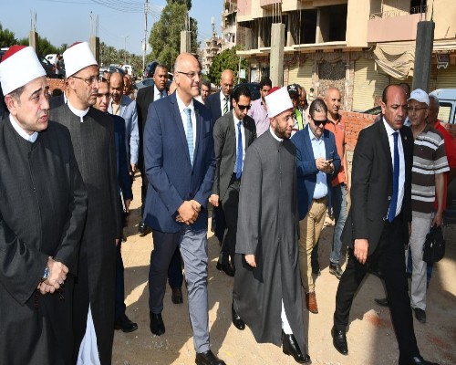 وزير الاوقاف ومحافظ القليوبية