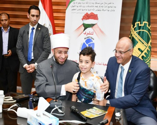 محافظ القليوبية ووزير الاوقاف 