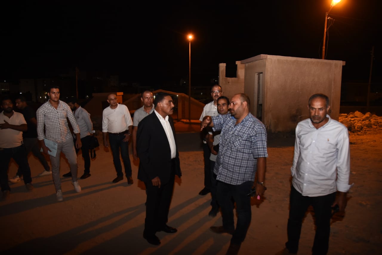جولة ميدانية لمحافظ مطروح لتفقد موقع سوق السلام الجديد