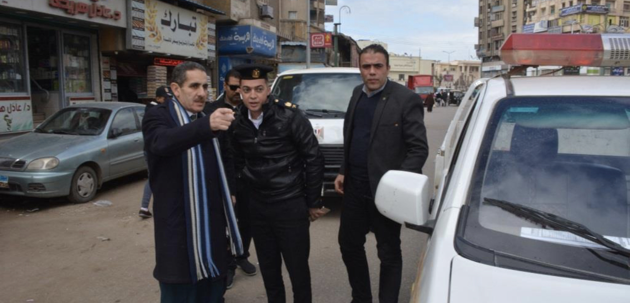 محافظ الغربية .. يتابع أعمال النظافة والاشغالات والحركة المرورية -صور