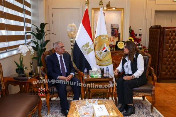 وزيرة التنمية المحلية ورئيس الأكاديمية العربية للعلوم والتكنولوجيا