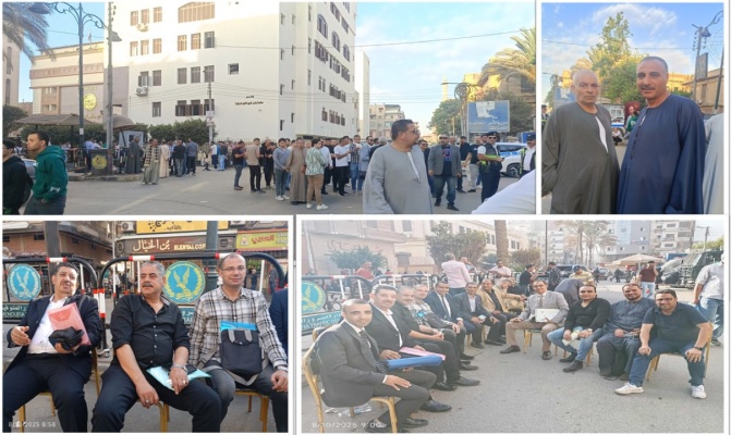 المرشحون وأنصارهم أمام محكمة شبين الكوم