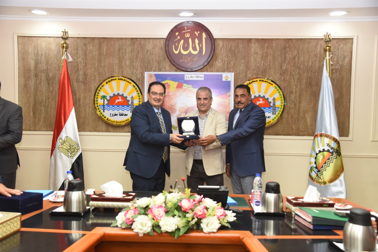 برتوكول تعاون بين معهد التكنولوجي العالي بالعاشر ومحافظة مطروح 