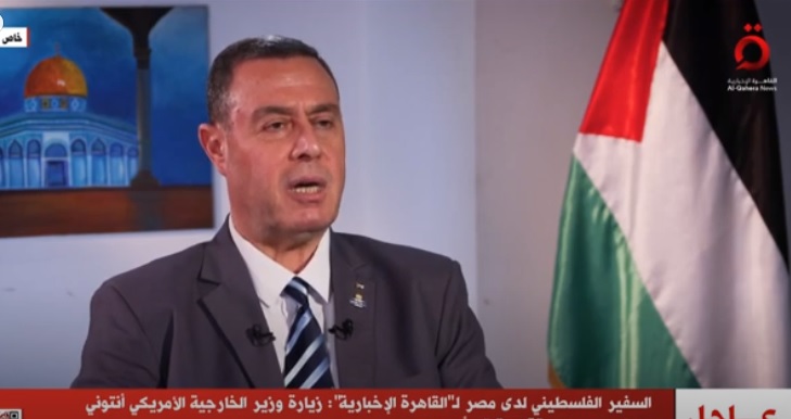 السفير دياب اللوح سفير دولة فلسطين لدى مصر