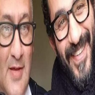 أحمد حلمى وشقيقه 