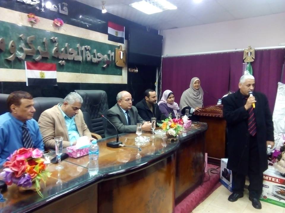 بالصور.. تكريم  السعدنى مساعد رئيس مركز ومدينة أشمون منوفية