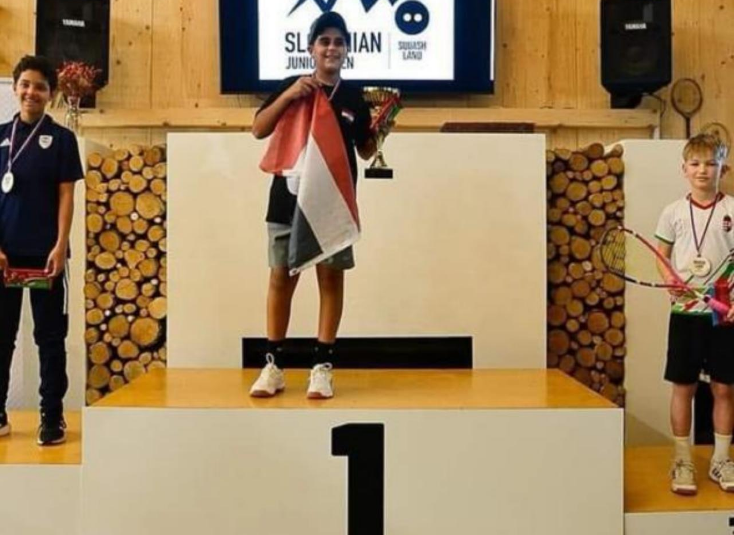 حمزة خالد يتوج ببطولة سلوفنيا الدولية المفتوحة للاسكواش