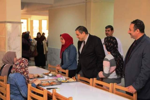 رئيس جامعة كفرالشيخ يتفقد الحرم الجامعى.. بالصور