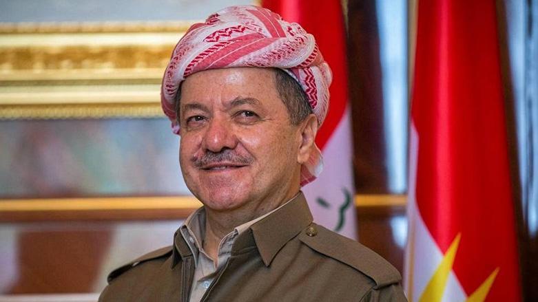 الزعيم الكردي مسعود بارزاني 