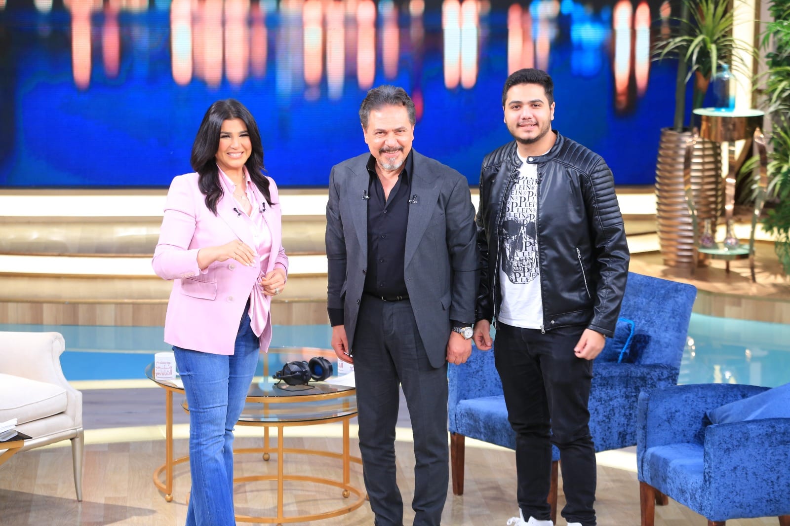 محمد رياض ونجله في معكم منى الشاذلي