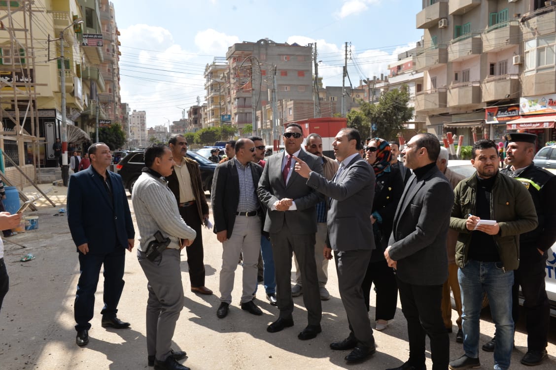 محافظ الدقهلية تفقد أعمال تطوير محكمة شمال المنصورة الابتدائيه 