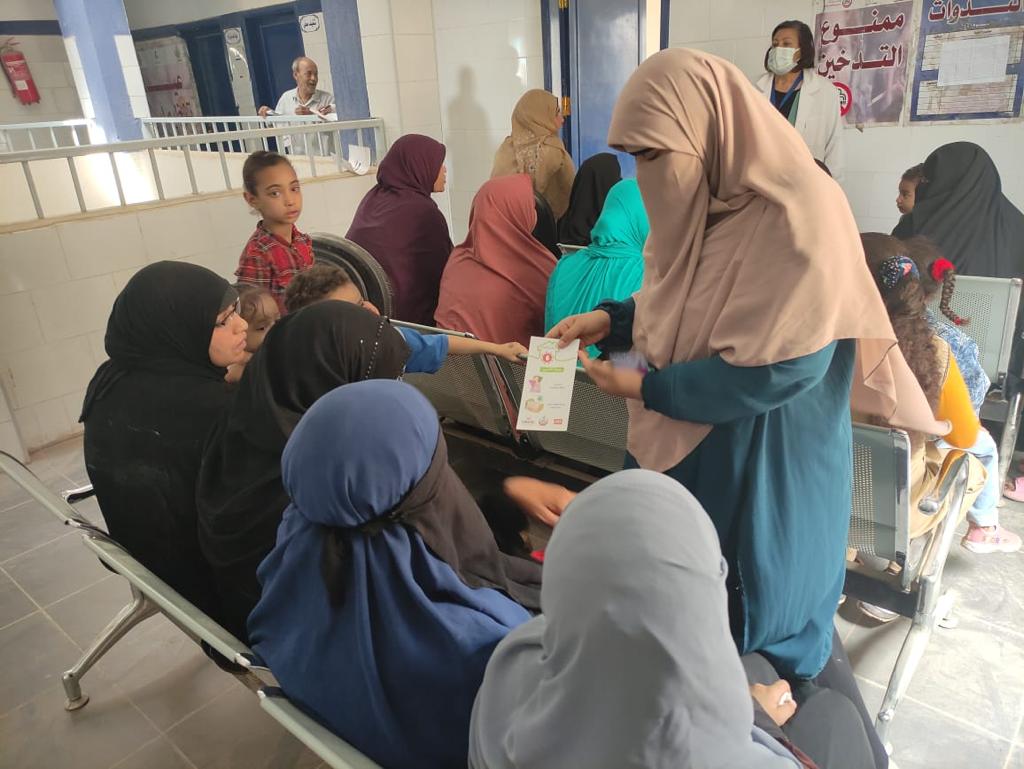 قافلة حياة كريمة تعالج ٥٥٦ مواطنا بنجع الحجيرى في قنا  