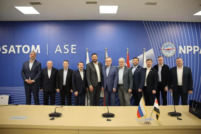 وفد روسي رفيع المستوى يزور محطة الضبعة النووية 