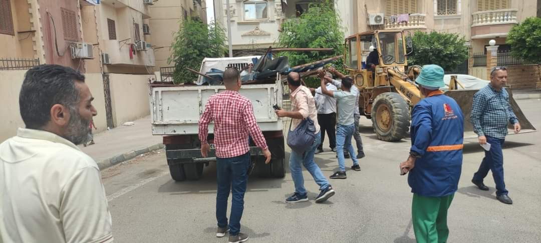 تنفيذ 20 قرار غلق وتشميع وازالة فى حملة بمدينة العبور