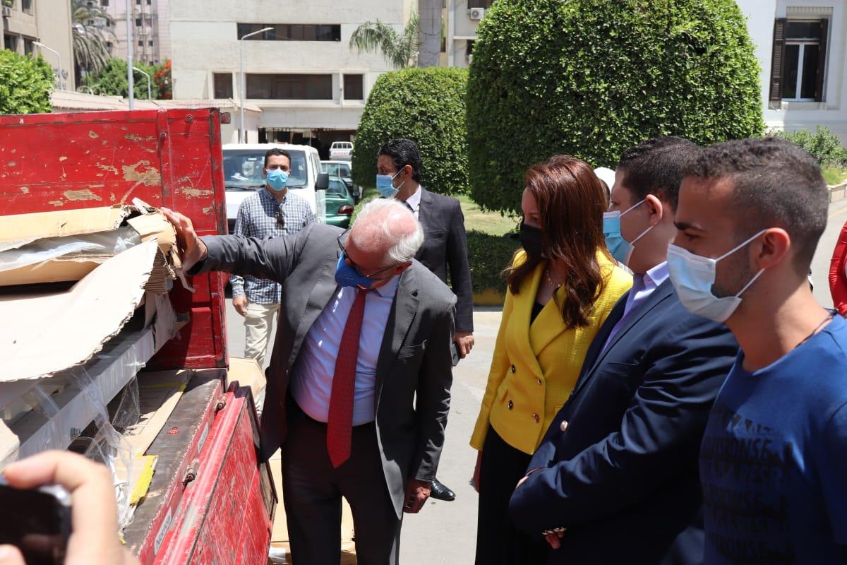 الجيزة تستقبل أجهزة طبية من المنظمة الدولية للهجرة لدعم ومساندة القطاع الصحي