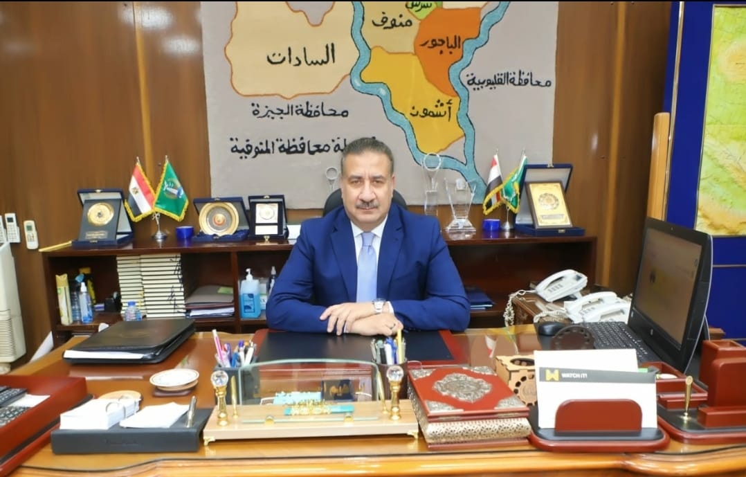 اللواء إبراهيم أبو ليمون محافظ المنوفية