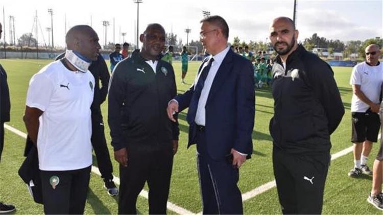 صورة ..  فوزى لقجع يجتمع مع موسيمانى بالمغرب
