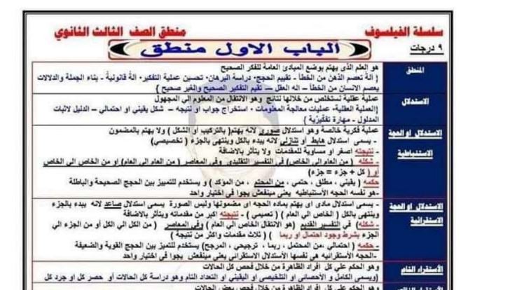 مراجعة المنطق