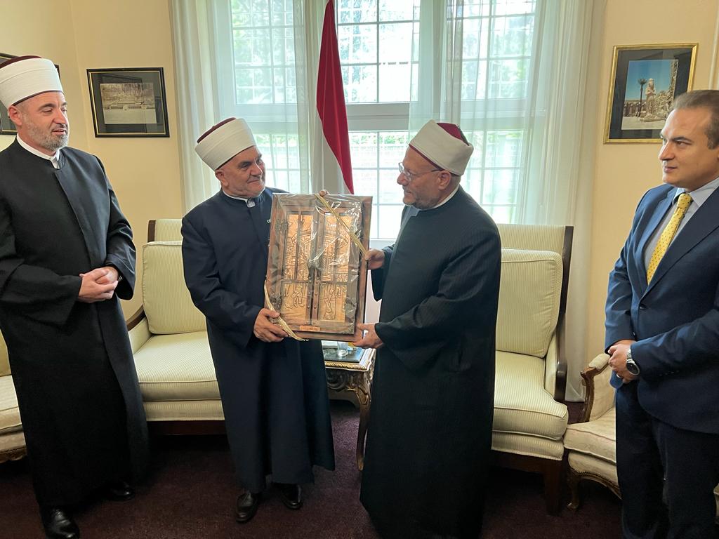 مفتي صربيا:ندين بالفضل لمصر ومنهج الأزهرهوالضامن لتحقيق الاستقرار