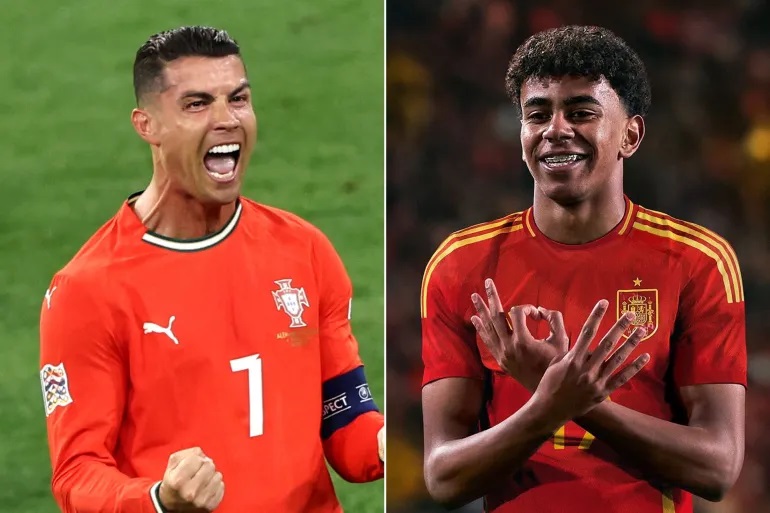 منتخب إسبانيا أمام البرتغال