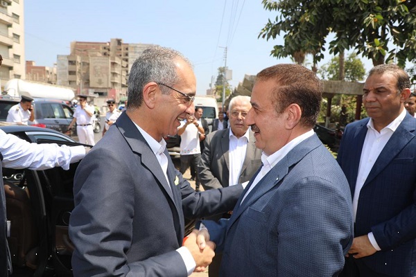وزير الاتصالات ومحافظ المنوفية