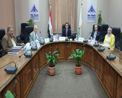 الدكتور ناصر الجيزاوي   رئيس جامعة بنها 