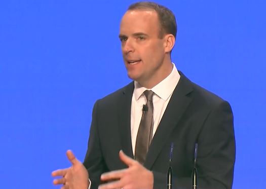 وزير الخارجية البريطانى دومينيك راب