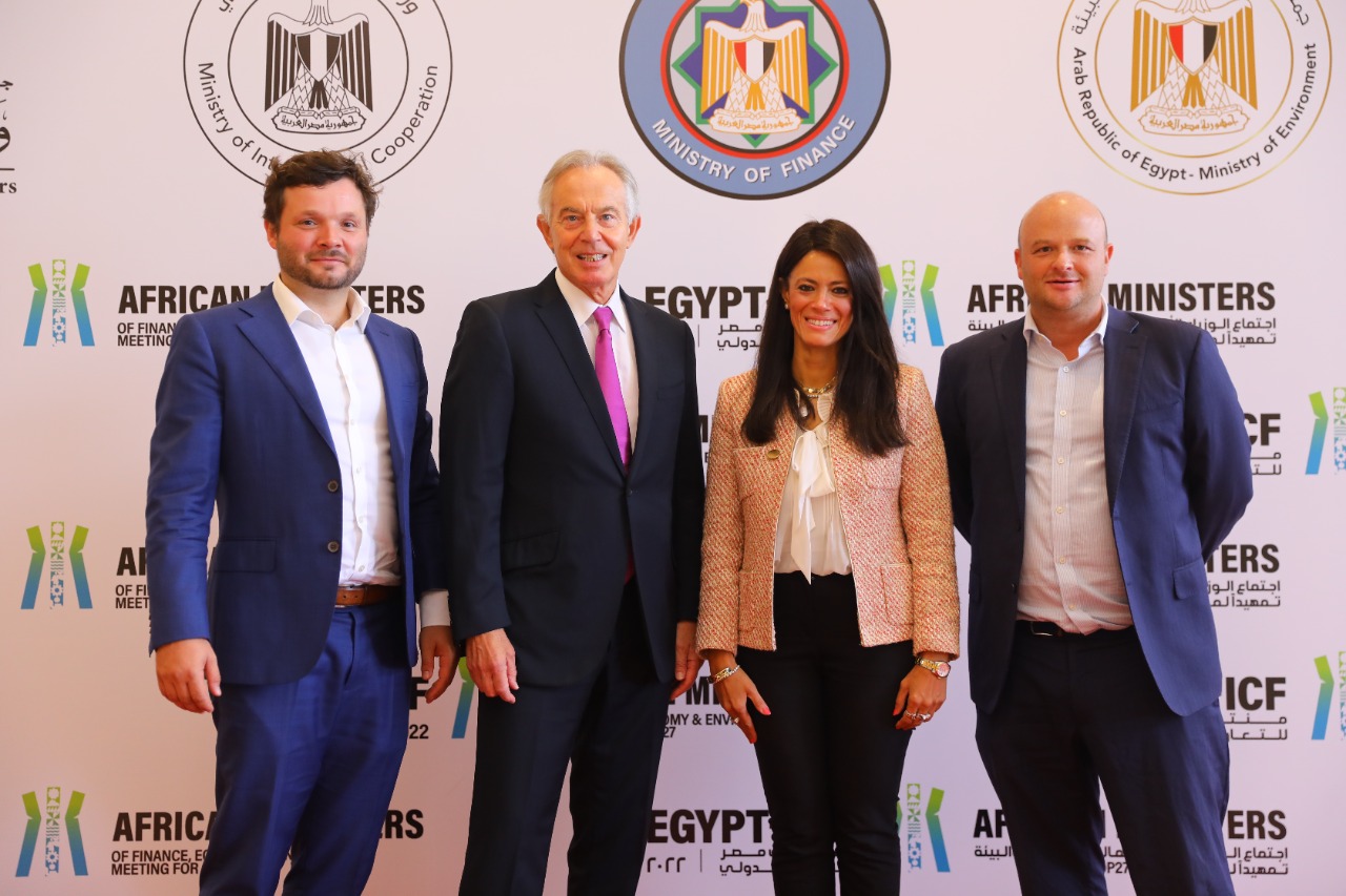 المشاط تبحث مع بلير دعم المنصة الوطنية للمشروعات الخضراء «نُوَفِّي»