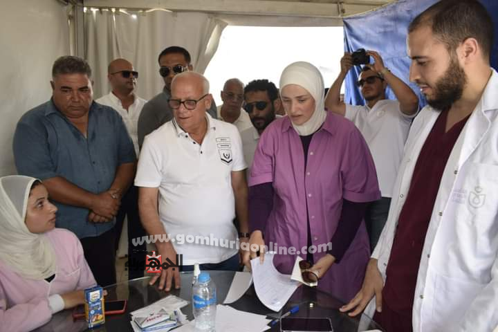 الغضبان يفتتح قافلة مؤسسة مشكاة نور الطبية الثالثة ببورسعيد