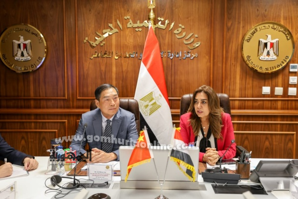 وزيرة التنمية المحلية تبحث التعاون مع الصين في إدارة الأزمات والطوارئ