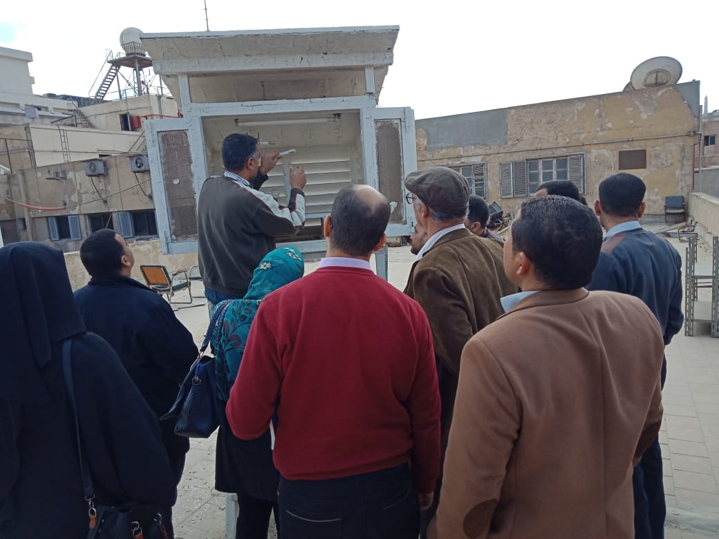 دورة تدريبية للعاملين بوزارة البيئة فى الارصاد الجوية