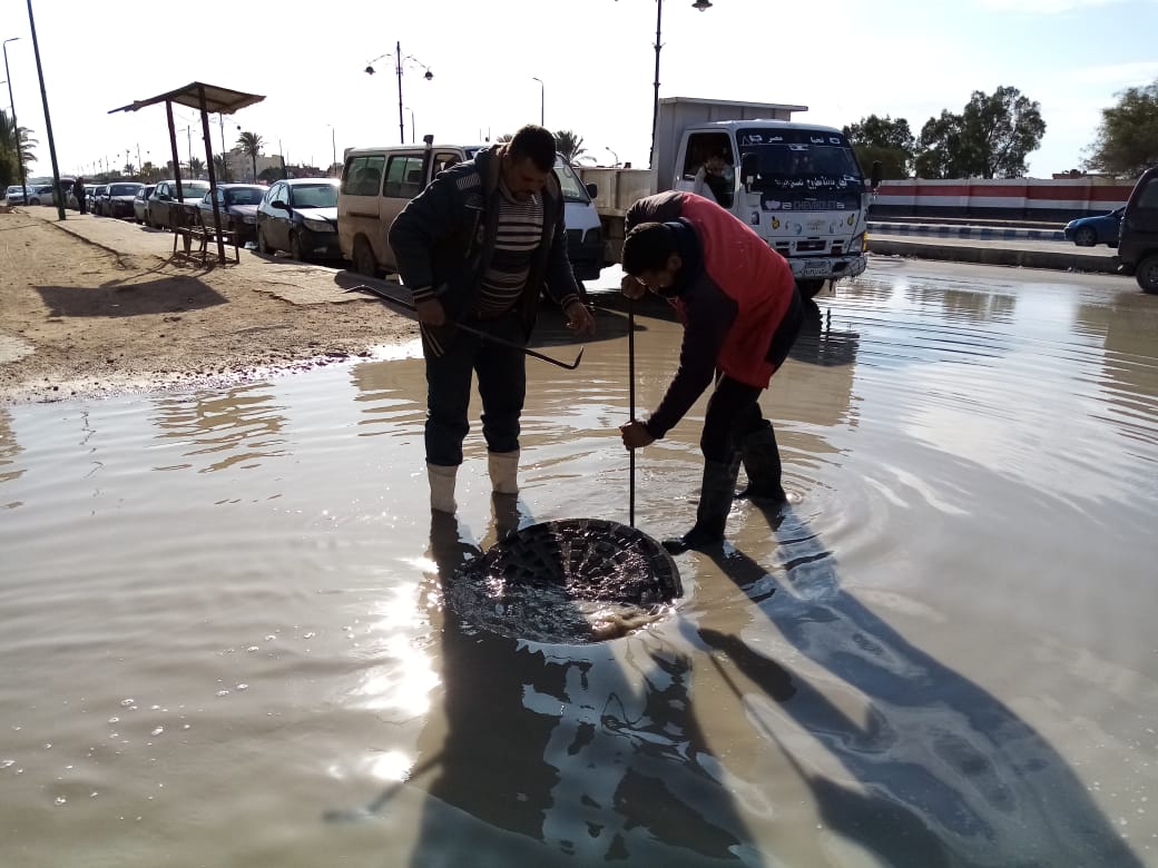 امطار الخير ملئت جميع خزانات الصحراء بمطروح