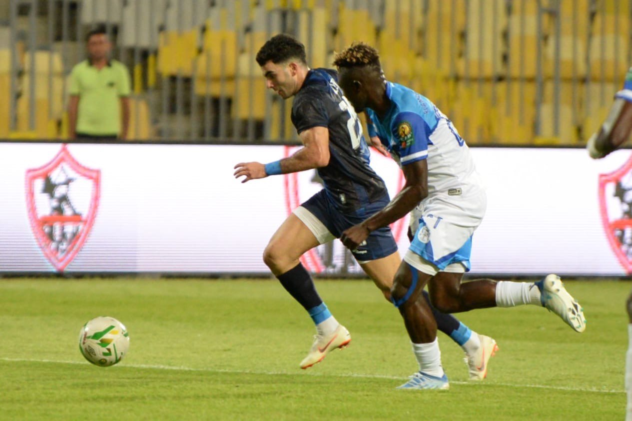 هدف عبدالمجيد يمنح الزمالك الفوز أمام فلامبو بدورى الأبطال