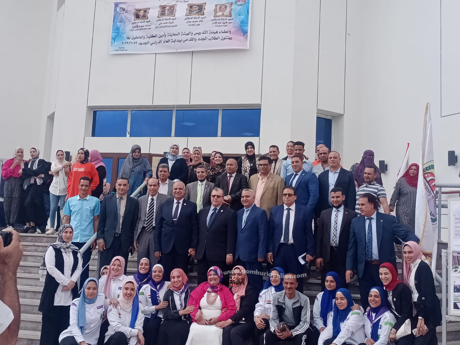 رئيس جامعة السادات يتفقد إنتظام الدراسة بكلية التربية للطفولة المبكرة