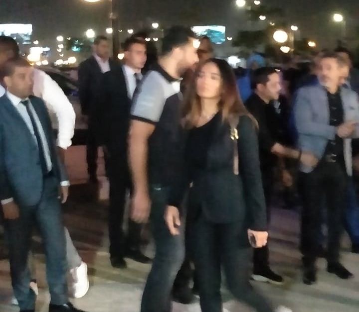 الحزن يخيم على زينة فى عزاء هيثم أحمد زكي .. صور