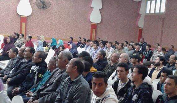 إنجازات رئيسنا بعيون شبابنا فى مؤتمر جماهيرى بمركز شباب قها