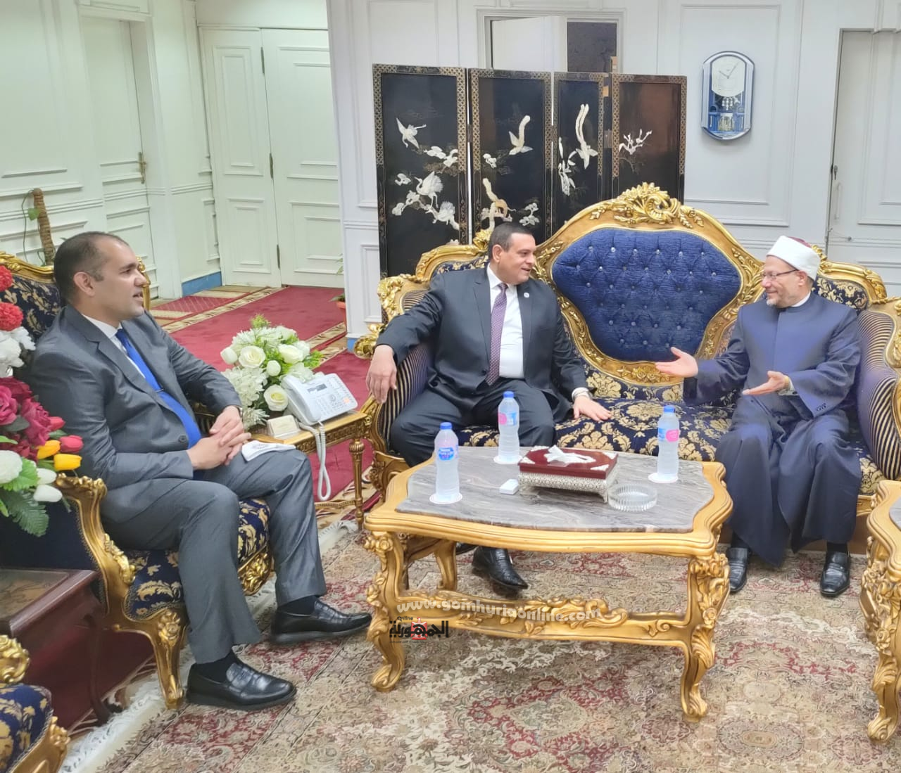 محافظ البحيرة يستقبل مفتي الديار المصرية  لحضور ندوة بعنوان 