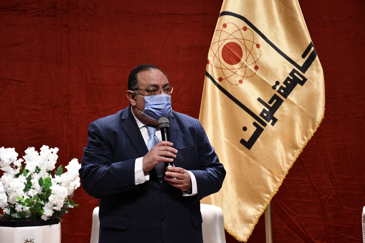 بالصور.. احتفالية اليوم العالمي لمكافحة الفساد بجامعة حلوان بحضور ممثلي هيئة الرقابة الإدارية 