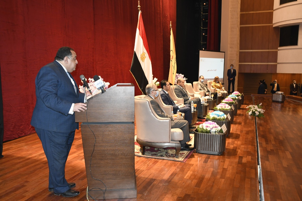 بالصور.. احتفالية اليوم العالمي لمكافحة الفساد بجامعة حلوان بحضور ممثلي هيئة الرقابة الإدارية 