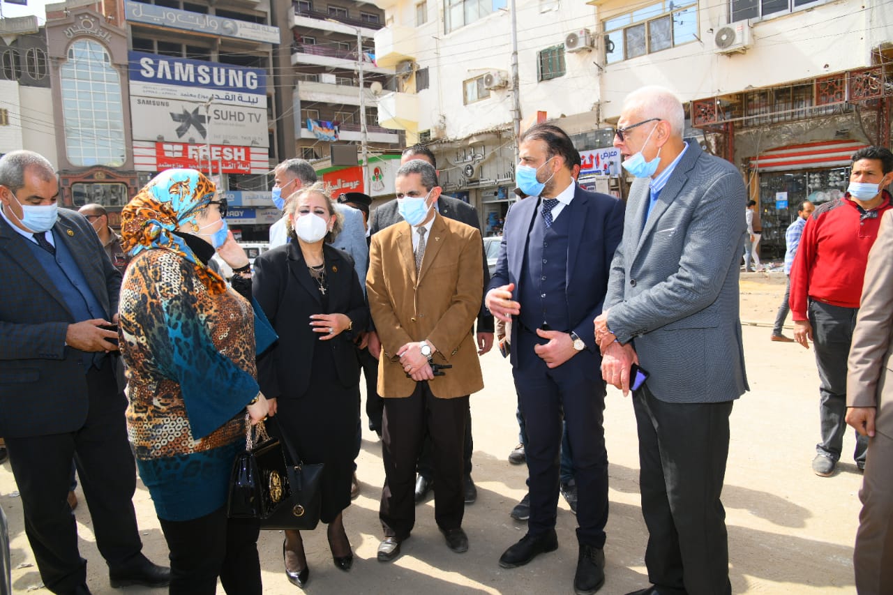 محافظ الغربية وأعضاء النواب والشيوخ يتفقدون مشروعات التنمية بطنطا-صور