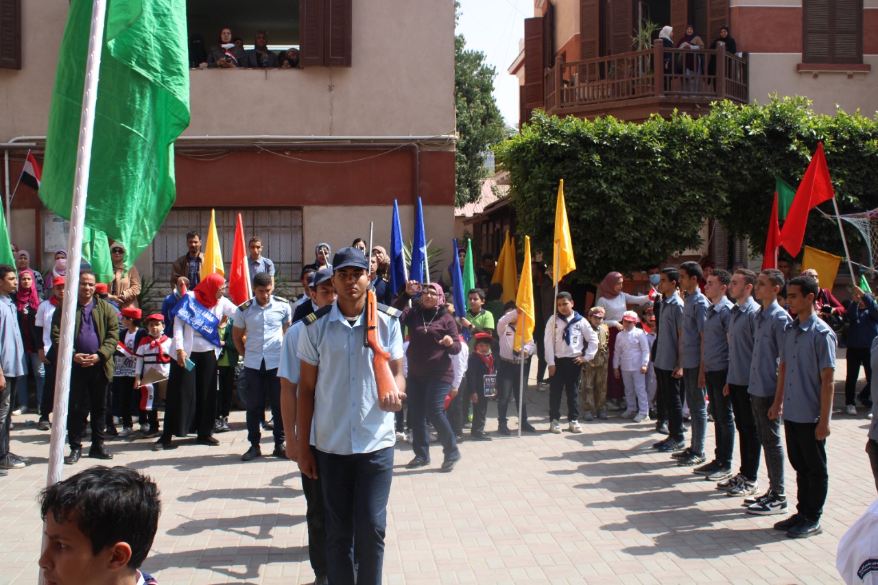 طلاب الجيزة احتفلوا بيوم الشهيد 