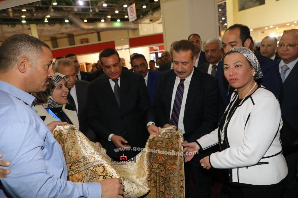 وزير التنمية المحلية ووزيرة البيئة ومحافظ المنوفية