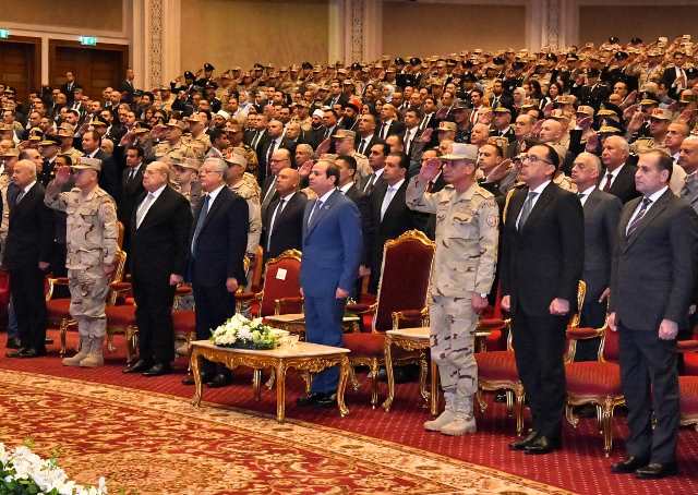 المتحدث الرئاسي ينشر صور حضور الرئيس السيسي للندوة التثقيفية الـ3